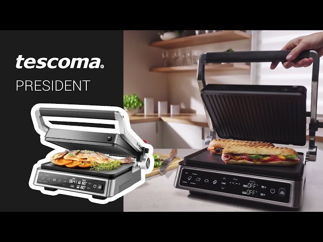 Vidéo teaser pour Digital griddle grill PRESIDENT
