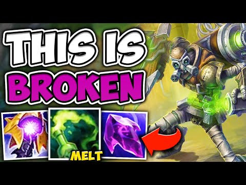 SINGED BEST TWO ITEM SPIKE IN THE GAME?! THIS BUILD IS LEGIT CRACKED - League of Legends