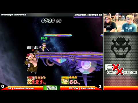 BR 18 Project M 3.6 - SS | American Bowser (Squirtle, Bowser) vs FX DFW | Lunchables (Toon Link)