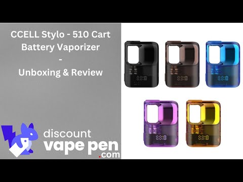 CCELL Stylo - 510 Cart Vape Battery -Unboxing & Review