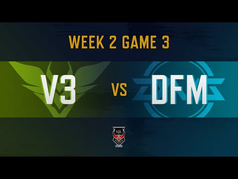 V3 vs DFM｜LJL 2019 Summer Split Week 2 Game 3