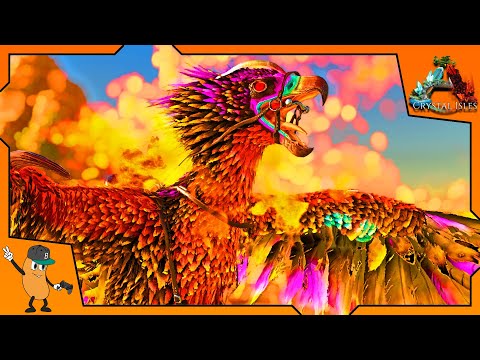 GRAND EMBERTROSS TAMING! | ARK Crystal Isles DLC | EP16