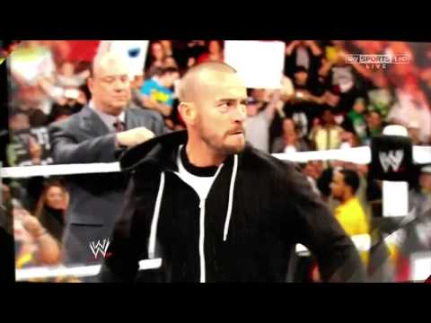 CM Punk vs The Rock Elimination Chamber 2013 promo