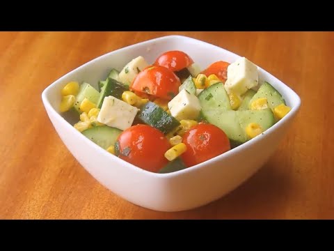 tomato cucumber feta salad | Chef Kitchen