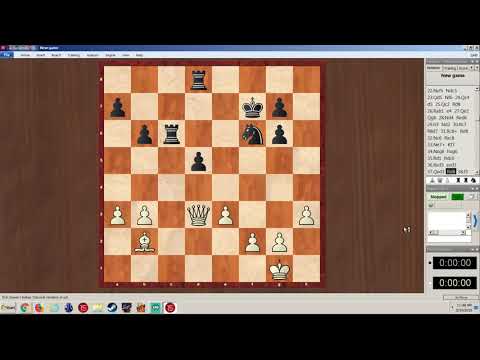 Vassily Smyslov vs Yasser Seirawan (E14 Queen's Indian Montpellier Candidates' 1985)
