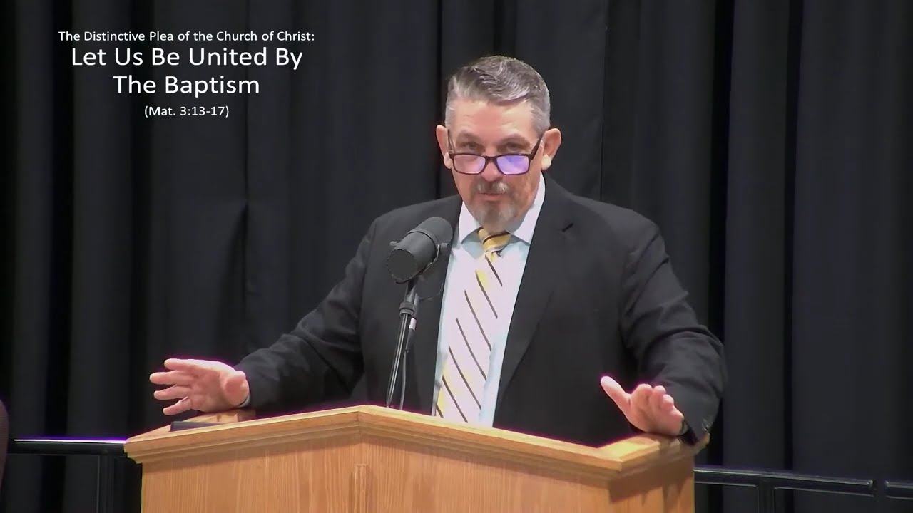 Let Us Be United By The Baptism - Aug 18th, 2024