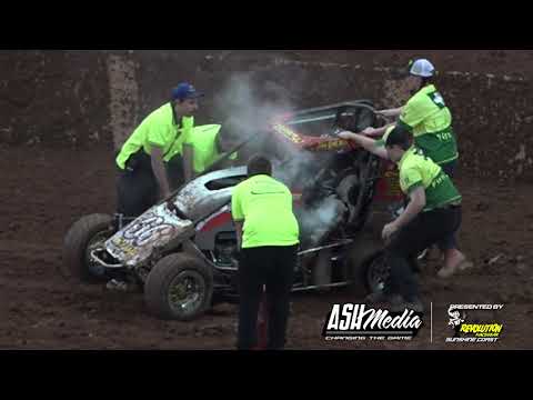 Heat Race of the Night | Sprintcars: Heat 2 - ATRS Series R02 - Archerfield Speedway