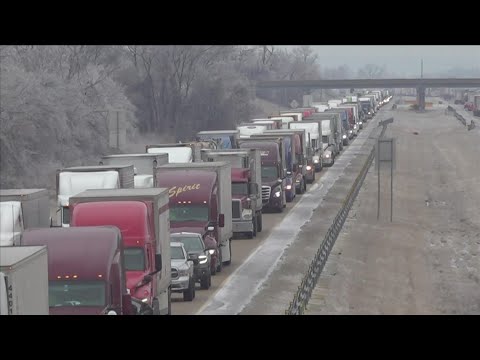 Eastern Arkansas deals with broken power lines, ice-covered bridges, and traffic jams from ice storm