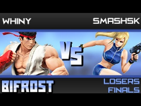 [Bifrost] Losers Finals - Whiny (Ryu) vs. SmashSK (ZSS) - SSB4 Singles