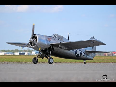 Grumman F4F Wildcat w/Radial Engine Flight (114" wingspan) -- Top Gun Invitational 2018