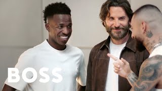  Vinicius Jr, Bradley Cooper, and Maluma