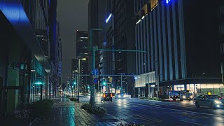 4K HDR｜夜更かし散歩｜Tokyo midnight walk from  Ginza to Tokyo