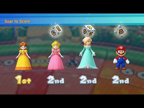 Mario Party 10 - Daisy vs Peach vs Rosalina vs Mario - Mushroom Park (Master Difficulty)