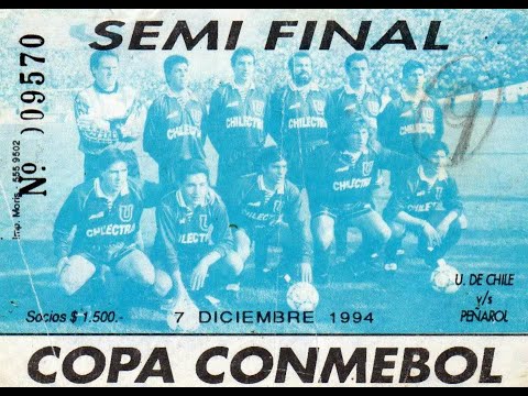 Universidad de Chile 1 Peñarol 1 Semi vuelta Conmebol 1994