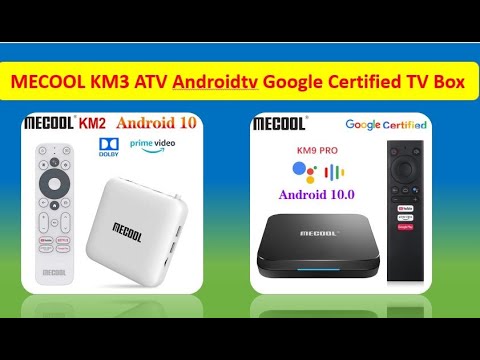 MECOOL KM3 ATV Androidtv Google Certified TV Box