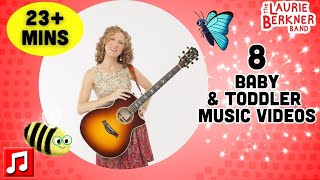 23+ Min: Baby and Toddler Music Videos (Part 1) | By The Laurie Berkner Band | Umbrella &amp; More!