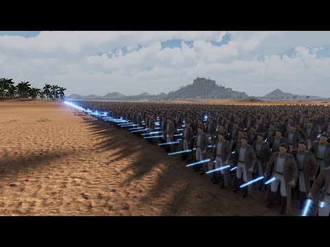 20.000 Star Wars Jedi Vs 1 MILLION Orcs & Giant Ogres - Ultimate Epic Battle Simulator 2