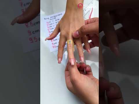 Measuring ring size has never been easier 💍 #measuring #ring #size