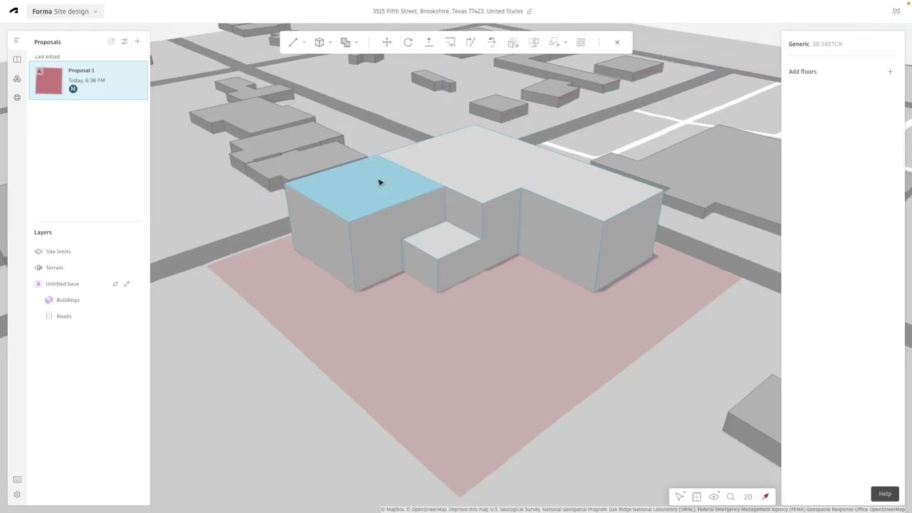 How to draw your first 3D Sketch Building