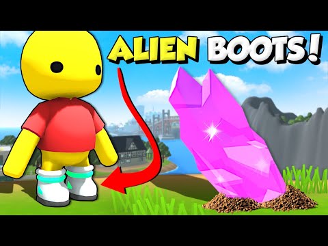 I Found Secret ALIEN Moon Boots! - Wobbly Life Update Gameplay