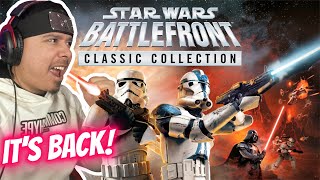 STAR WARS BATTLEFRONT IS BACK! | Star Wars: Battlefront Classic Collection - Trailer | REACTION