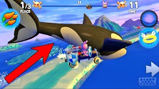 Download lagu Fly over a Big whale | Beach Buggy Racing 2 #34 mp3