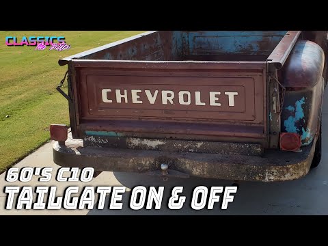 Classic CHEVY C10 | Removing & Installing a tailgate