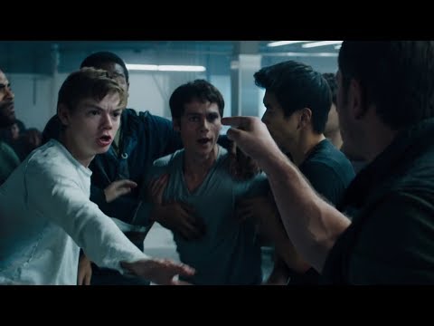 Thomas starts a fight to steal the key card [The Scorch Trials]