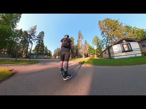 Riding Mountain National Park - Old Campground on a OneWheel with an Insta360