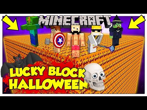 LA SFIDA DEI LUCKY BLOCK GIGANTI DI HALLOWEEN! - Minecraft ITA