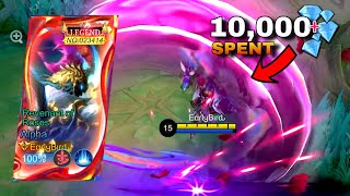 Download lagu I SPENT 10,000 DIAMONDS FOR THIS LEGEND SKIN 😱 | ALPHA REVENANT OF ROSES ~ Mobile Legends: Bang Bang mp3