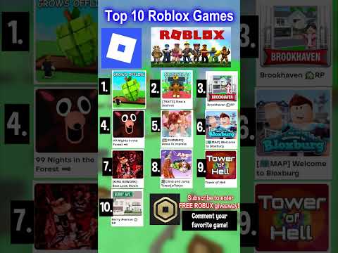 TOP 10 MOST POPULAR ROBLOX GAMES IN 2025 | Best Games to Play in Roblox #roblox