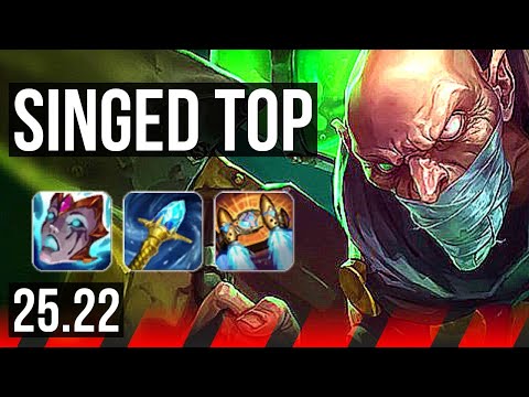 SINGED vs TRYNDAMERE (TOP) | EUW Diamond | 25.22