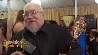 Emmys 2015 | Backstage With Game Of Thrones Creator George R.R. Martin