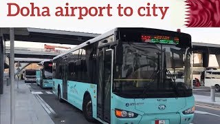 Doha airport to city center by public transport | Hamad International Airport