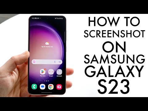 How To Screenshot On Samsung Galaxy S23!