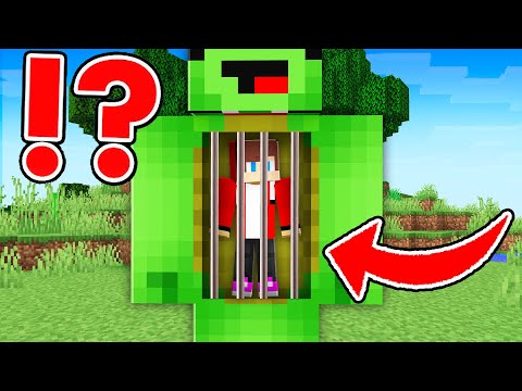 JJ Escape from Prison inside Scary Mikey in Minecraft? - Maizen JJ and Mikey