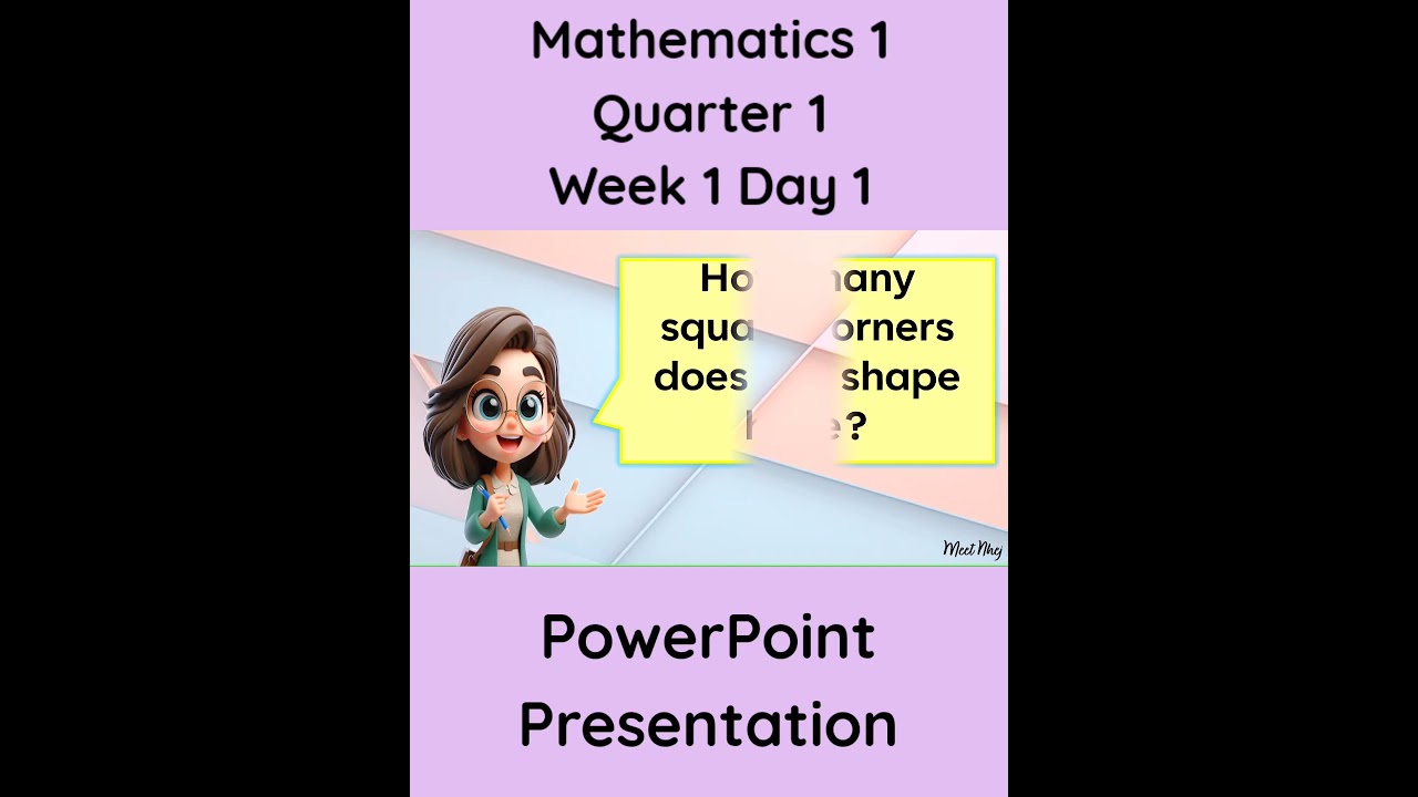 Mathematics 1 Matatag Curriculum PowerPoint Presentation Quarter 1 Week 1 Day 1 #grade1matatag #ppt