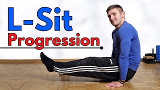 From ZERO to L-SIT in 8 Steps | L-Sit Exercises and Progression At Home