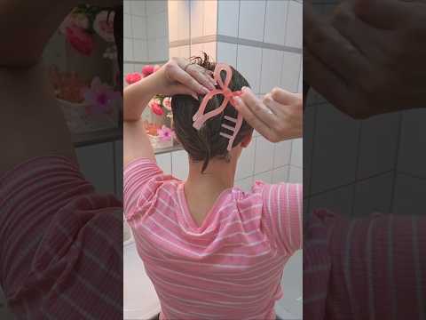 haircare routine 🫧💕 #haircare #hairoilingforhairgrowth #asmr #aesthetic #relaxing #shorts #preppy