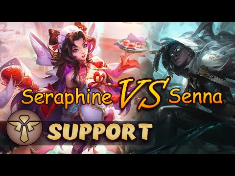 Seraphine & Ezreal vs Senna & Jinx | Support | Full game | League of Legends - patch 25.15