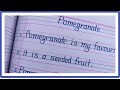 10 lines on pomegranate in english//10 lines essay on pomegranate in english//easay on pomegranete