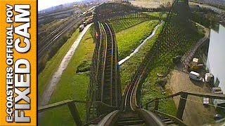 preview picture of video 'Anaconda Walygator - Roller Coaster POV On Ride Wooden William Cobb (Theme Park France)'