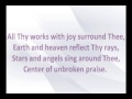 Joyful, Joyful We Adore Thee with Lyrics by Collin Raye