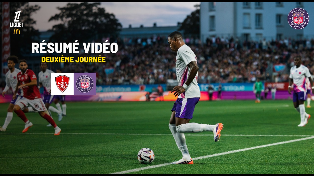 Stade Brestois 29 2 - 2 Toulouse FC highlights