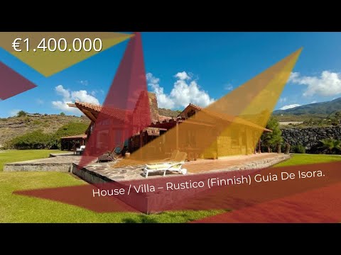Real Estate in Tenerife/Недвижимость на Тенерифе: House / Villa – Rustico (Finnish) Guia De Isora.