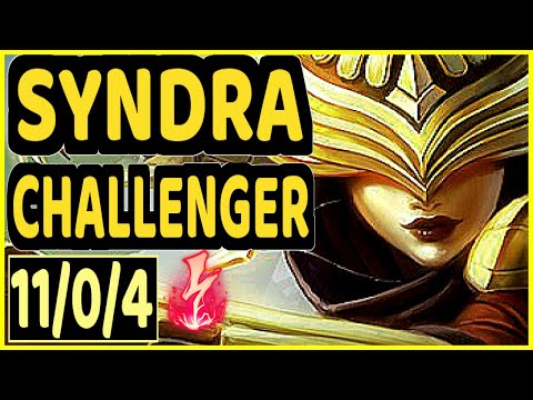 XICO (SYNDRA) - 11/0/4 KDA CHALLENGER GAMEPLAY - EUW