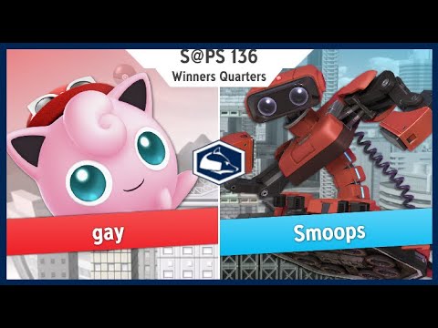 S@PS 136 Ultimate Singles - gay(Jigglypuff) vs Smoops(ROB) Winners Quarters