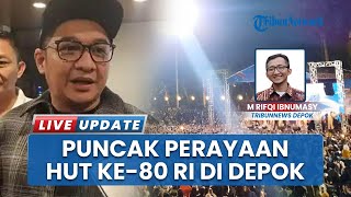 Pasha Ungu Guncang Malam Puncak HUT ke-80 RI, Ajak Ribuan Warga Depok Bergoyang di DOS