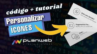 Vídeo de Script para personalizar ícones da loja